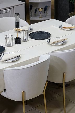 رومیزی بژ sevilya - کد 847702708