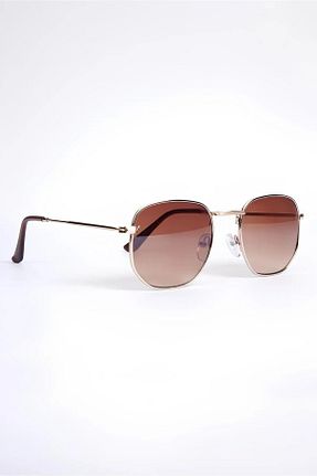 عینک آفتابی قهوه ای زنانه 48 Chunky Frame - کد 929501185