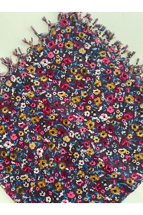 روسری بنفش پنبه ای Fureya - کد 929499557