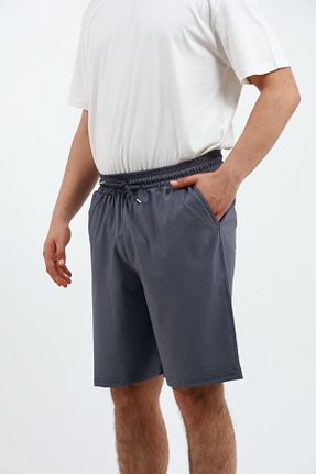 شلوارک و برمودا طوسی مردانه Relaxed OXVİN - کد 929502581