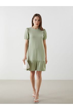 لباس سبز زنانه بافتنی LC Waikiki - کد 929516009