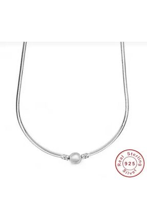 گردنبند نقره متالیک زنانه 925 عیار POSEİDONS JEWELLERY - کد 929516847