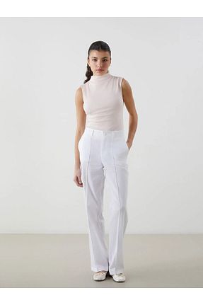 شلوار نباتی زنانه کتان LC Waikiki - کد 929524625