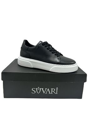 کفش کژوال مشکی مردانه چرم خالص SÜVARİ - کد 929526829