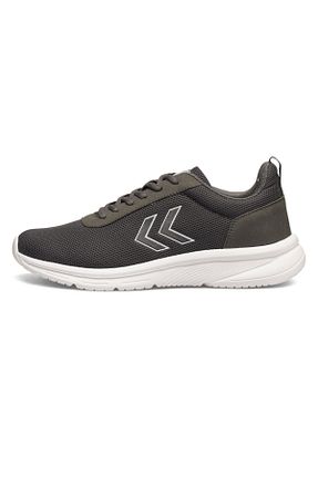 کفش اسنیکر طوسی زنانه بند دار hummel - کد 893555268
