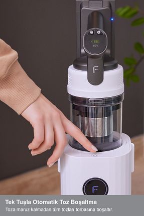 جاروبرقی عمودی سفید 2 سال Fakir - کد 839590562