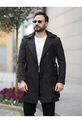 ترنچکت مشکی مردانه پنبه پلی استر BASEL.CO - کد 817707533