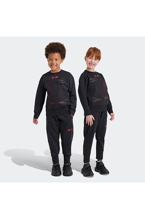 ست گرمکن مشکی بچه گانه رگولار adidas - کد 840100248