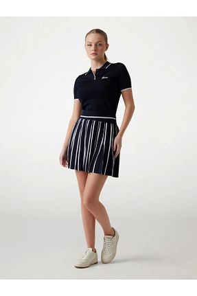 دامن سرمه ای زنانه مخلوط ویسکون Guess - کد 921494568
