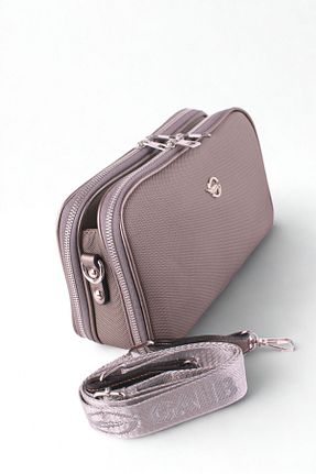 کیف دوشی طوسی زنانه چرم مصنوعی GALB LEATHER - کد 787409343