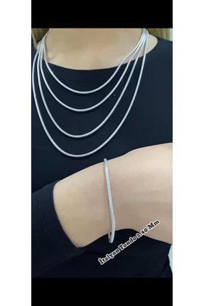 دستبند نقره زنانه 925 عیار Omar - کد 928069665