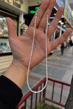 گردنبند نقره سفید زنانه 925 عیار Erer Gümüş - کد 51889923