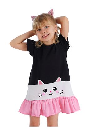 لباس مشکی بچه گانه بافت Denokids - کد 95641693