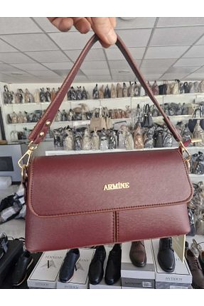 کیف دستی زرشکی زنانه ابعاد کوچک Armine - کد 928062810