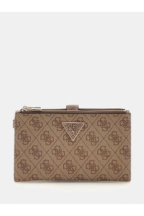 کیف پول بژ زنانه سایز متوسط Guess - کد 903223779