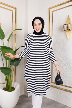 تونیک حجاب سفید زنانه ویسکون ensade - کد 714513374
