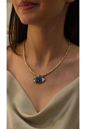 گردنبند جواهر طلائی زنانه منجق Jerie - کد 928072625