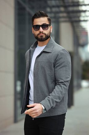 کت طوسی زنانه Relaxed BASEL.CO - کد 928084563