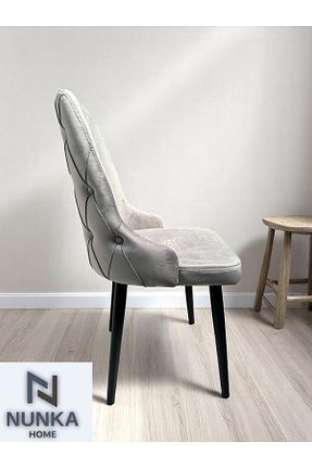 صندلی آشپزخانه طوسی MDF NUNKA HOME - کد 928101110