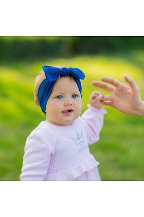 باندانا سرمه ای پنبه ای Babygiz - کد 928098640
