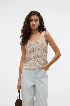 پلیور نباتی زنانه Ajurlu Vero Moda - کد 928090279