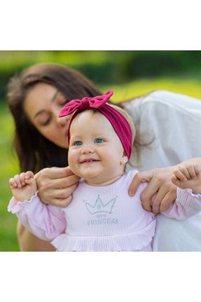 باندانا زرشکی پنبه ای Babygiz - کد 928098703