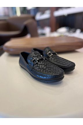 کفش کلاسیک مشکی مردانه چرم خالص Paulo - کد 928090262