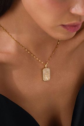 گردنبند جواهر طلائی زنانه EG Jewels Atelier - کد 928098214