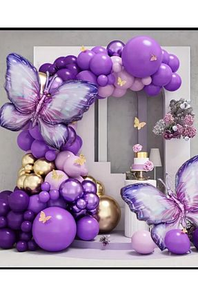 بادکنک بنفش Çemrek Süs Parti - کد 928092667