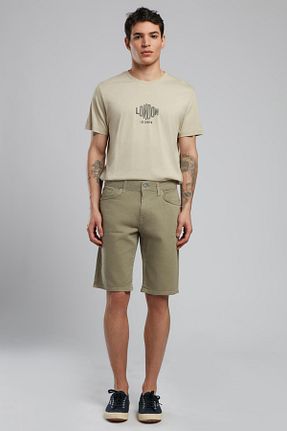 شلوارک و برمودا خاکی مردانه Straight Lee Cooper - کد 928103648