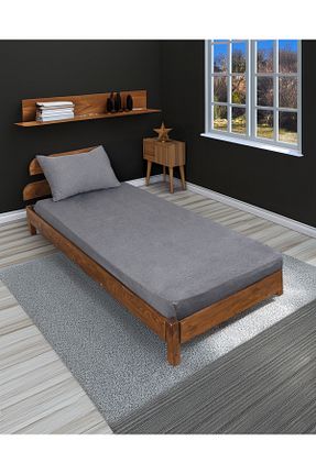 ست ملحفه تکنفره طوسی کش دار Yellow Home - کد 928092659