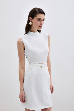 بلوز نباتی زنانه ساده Sateen - کد 854486263