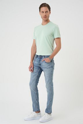 شلوار جین آبی مردانه پاچه تنگ Efor - کد 928121439