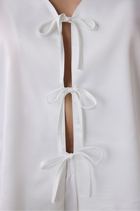 ست لباس راحتی سفید زنانه ساتن Penti - کد 917266131
