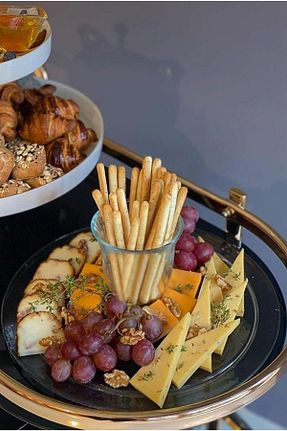 بشقاب نارنجی شیشه Heritage - کد 353783697