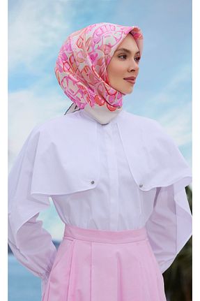 روسری رنگی کرپ ساتن ابریشم Belli - کد 928119744