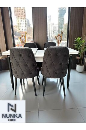 ست میز آشپزخانه طوسی Suntalam NUNKA HOME - کد 928116028
