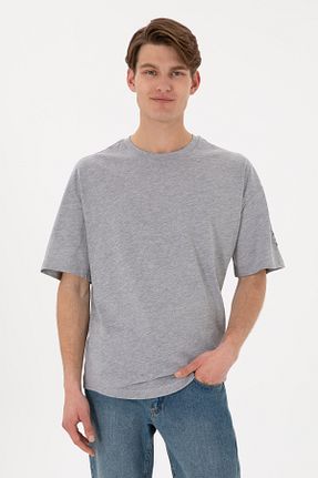 تیشرت طوسی مردانه Fitted U.S. Polo Assn. - کد 928118418