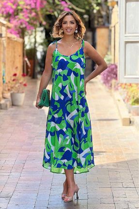 لباس سبز زنانه بافتنی Nevin Kaya Moda - کد 928129470