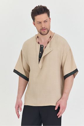 پیراهن رنگی مردانه اورسایز BABBOSS - کد 928129866