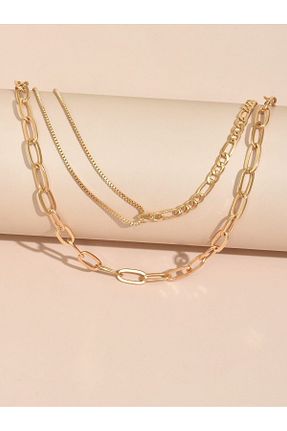گردنبند جواهر زرد زنانه پوشش لاکی Vitastyle - کد 928135024