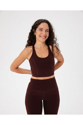 سوتین ورزشی قهوه ای زنانه پنبه ای Ayma Active - کد 850307165