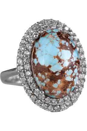 انگشتر نقره رنگی زنانه 925 عیار KAMBO - کد 928324591
