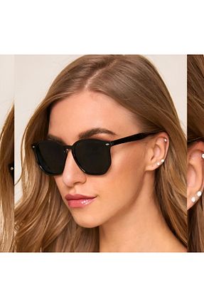 عینک آفتابی مشکی زنانه 49 elkumoda - کد 928133638