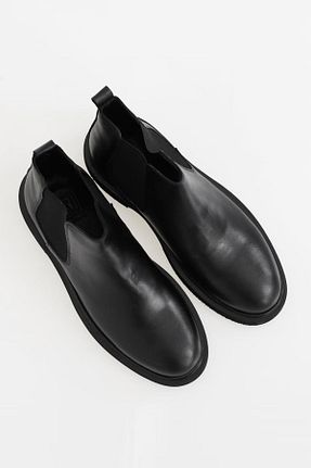 بوت / نیم بوت مشکی مردانه پاشنه تخت Uki - کد 928143370