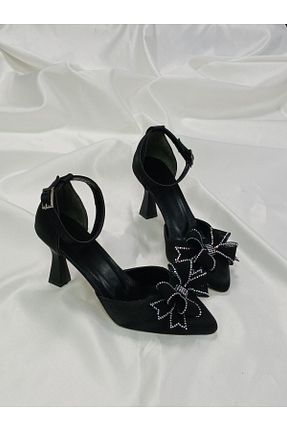 کفش مجلسی مشکی زنانه پاشنه نازک ceymet - کد 928062662