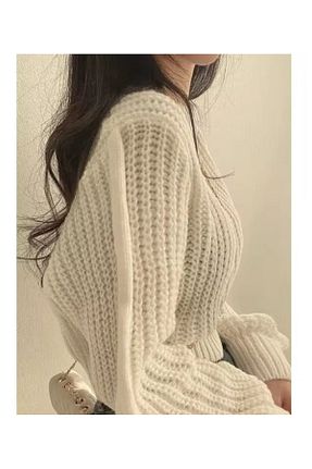 پلیور بژ زنانه Comfort e beyazoglu - کد 898436737