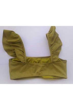 بالاتنه بیکینی خاکی زنانه بافت دار OUTLETSTORE - کد 928343914