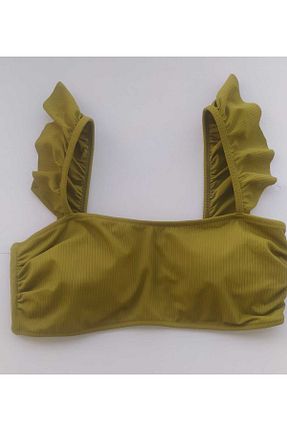 بالاتنه بیکینی خاکی زنانه بافت دار OUTLETSTORE - کد 928343914