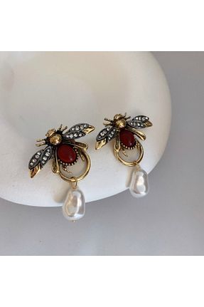 گوشواره استیل (فولاد) زرد زنانه استیل (فولاد) TAKIMOON - کد 928148747